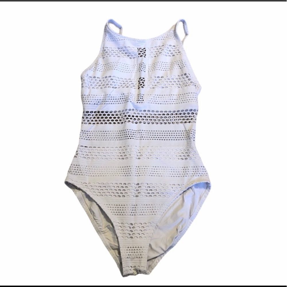 White One Piece Swimsuit 8